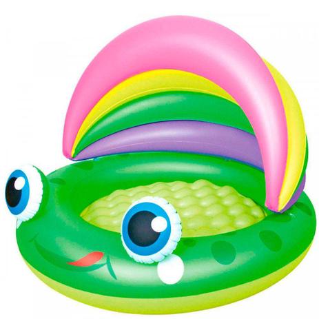 Piscina Inflável Infantil Sapo c/ Para- Sol Removível 40L- 1964- Mor Menor preço em Piscina Inflável Infantil Sapo c/ Para- Sol Removível 40L- 1964- Mor