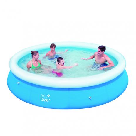 Piscina Inflável Redonda Bel Life 6.200L Bel Fix Menor preço em Piscina Inflável Redonda Bel Life 6.200L Bel Fix