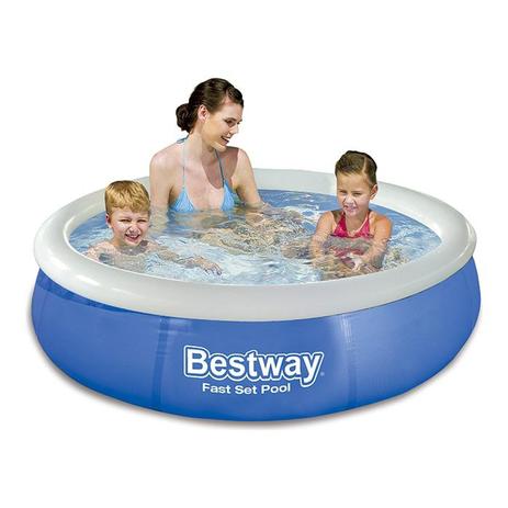 Piscina Inflavel Redonda Fast Set 1400L Bestway é boa?