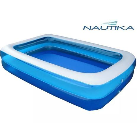 Piscina Inflável Retangular Nautika Summer 1200 Litros Menor preço em Piscina Inflável Retangular Nautika Summer 1200 Litros