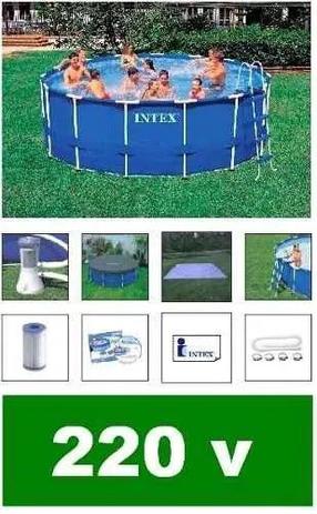 Piscina Intex 11325 Litros com Bomba Filtrante 220v Capa Forro Escada 28240 Menor preço em Piscina Intex 11325 Litros com Bomba Filtrante 220v Capa Forro Escada 28240
