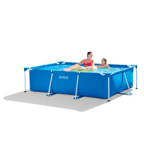 Piscina Intex 28270NP Estruturada Retangular 1.662 Litros Menor preço em Piscina Intex 28270NP Estruturada Retangular 1.662 Litros