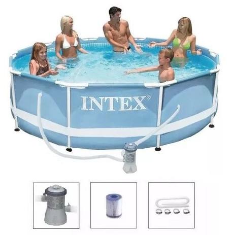 Piscina Intex 4485 Litros Estrutural PRISM Bomba Filtro 110v 28701 Menor preço em Piscina Intex 4485 Litros Estrutural PRISM Bomba Filtro 110v 28701