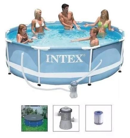 Piscina Intex 4485 Litros PRISM com Bomba Filtro 110v e Capa é ruim? Piscina Intex 4485 Litros PRISM com Bomba Filtro 110v e Capa é boa?