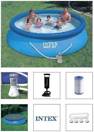 Piscina Intex 5621 Litros com Bomba Filtrante 110v e Bomba de Inflar e CAPA Menor preço em Piscina Intex 5621 Litros com Bomba Filtrante 110v e Bomba de Inflar e CAPA