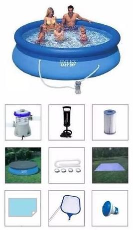 Piscina Intex 5621 Litros + Filtro 110v Bomba de Inflar Capa Forro Kit de Limpeza Flutuador Adesivo é ruim? Piscina Intex 5621 Litros + Filtro 110v Bomba de Inflar Capa Forro Kit de Limpeza Flutuador Adesivo é boa?