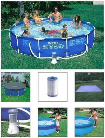 Piscina Intex 6503 Litros com Bomba Filtrante 2006 LH 110v + CAPA + FORRO + KIT DE LIMPEZA é boa?