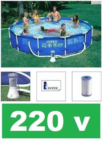 Menor preço em Piscina Intex 6503 Litros Estrutural com Bomba Filtrante 2006 LH 220v 28212