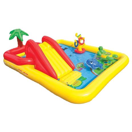 Piscina Playcenter Oceano 458 Litros Com Escorregador 7538-7 Intex Menor preço em Piscina Playcenter Oceano 458 Litros Com Escorregador 7538-7 Intex
