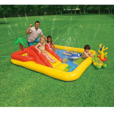 Piscina Playcenter Oceano 458L - Intex Menor preço em Piscina Playcenter Oceano 458L - Intex