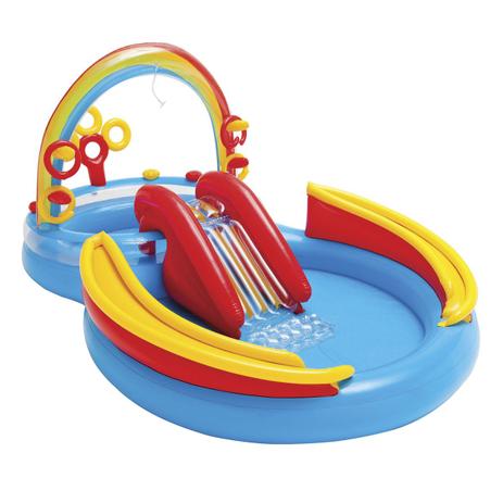 Menor preço em Piscina Playground Arco Iris 227 Litros 6552-0 Intex