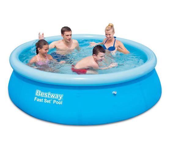 Piscina Pvc Redonda Inflável 1.400 Litros Bestway Menor preço em Piscina Pvc Redonda Inflável 1.400 Litros Bestway