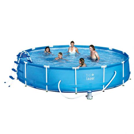 Piscina Redonda com Armação 13.000L com Kit Bel Fix 127v é boa?