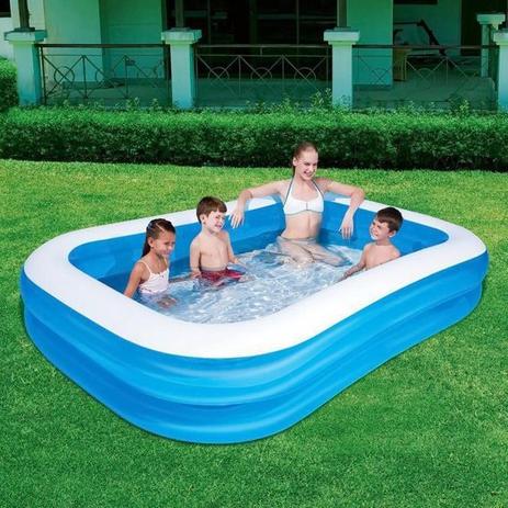 Piscina Retangular Inflável Medida: 185x140x50cm Century Spring - Outros é boa?