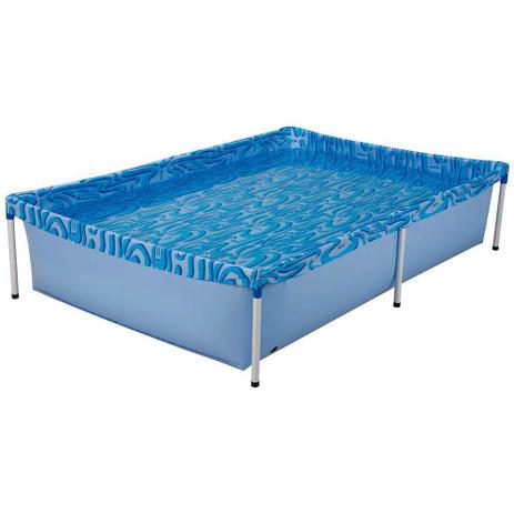 Piscina Standard Retangular PVC 1000 litros Mor Menor preço em Piscina Standard Retangular PVC 1000 litros Mor
