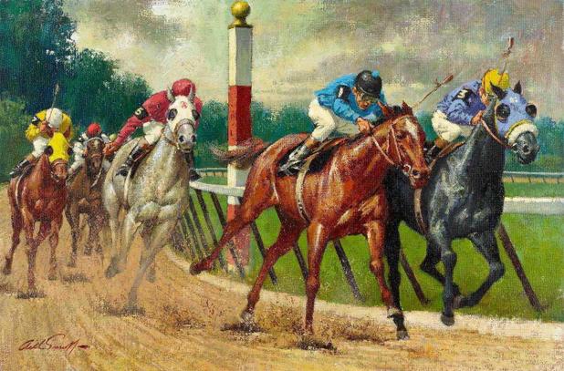 Pista de Terra - Arthur Sarnoff - Tela 60x90 Para Quadro - Santhatela Menor preço em Pista de Terra - Arthur Sarnoff - Tela 60x90 Para Quadro - Santhatela