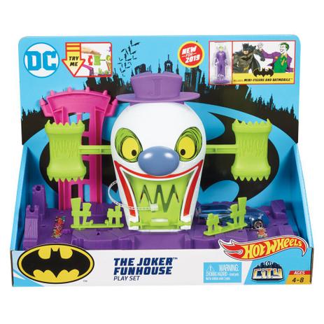 Pista e Veículo - Hot Wheels - DC Comics - Batman - Casa do Coringa - Mattel é boa?