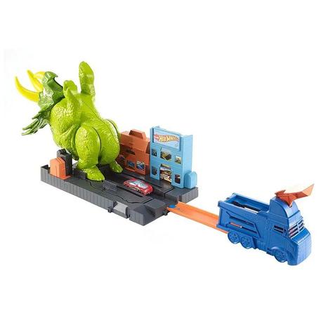 Pista e Veículo Hot Wheels -Smashin Triceratops GBF97 Mattel é boa?