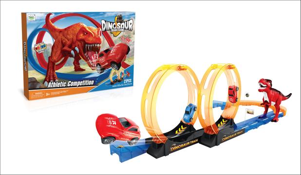 Pista de Carrinhos com Looping Speedster com 4 carrinhos Polibrinq