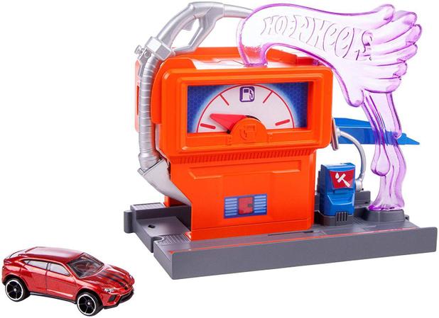 Pista Hot Wheels - City Downtown - Posto De Gasolina - Mattel Menor preço em Pista Hot Wheels - City Downtown - Posto De Gasolina - Mattel