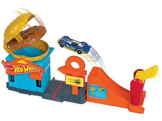 Pista Hot Wheels City Loja de Hamburguer Mattel Menor preço em Pista Hot Wheels City Loja de Hamburguer Mattel
