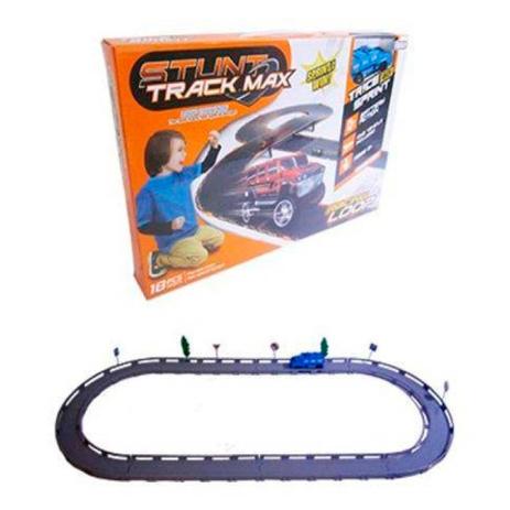 Pista Looping c/ Carrinho a Plha - Stunt Track Max - Pica-pau Menor preço em Pista Looping c/ Carrinho a Plha - Stunt Track Max - Pica-pau