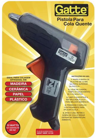 Menor preço em Pistola de Cola Quente 10W Bivolt Pequena (7897774007006) - Make+
