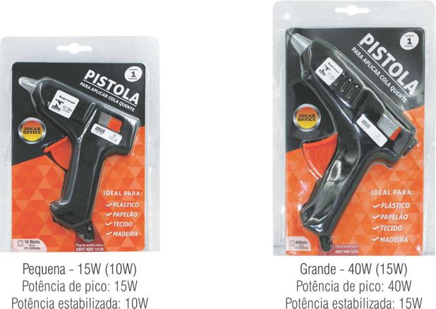 Pistola de Cola Quente 10W Bivolt Pequena - Leonora Menor preço em Pistola de Cola Quente 10W Bivolt Pequena - Leonora