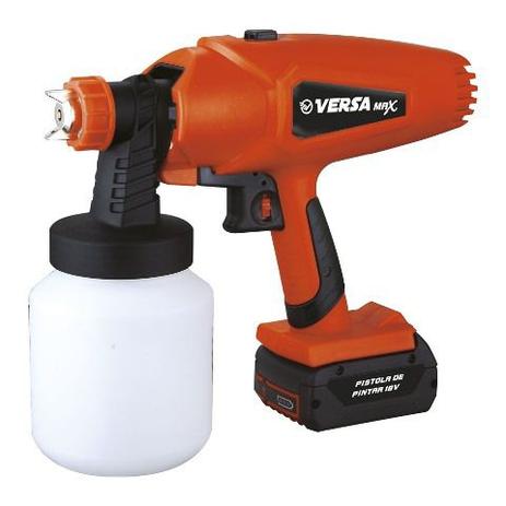 Pistola de Pintura a Bateria 18v W503 Versa Menor preço em Pistola de Pintura a Bateria 18v W503 Versa
