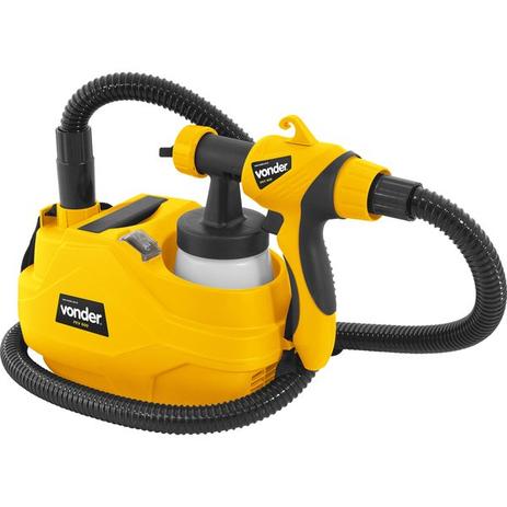 Pistola de pintura eletrica 600w 110v pev600 caneca 700ml - vonder Menor preço em Pistola de pintura eletrica 600w 110v pev600 caneca 700ml - vonder