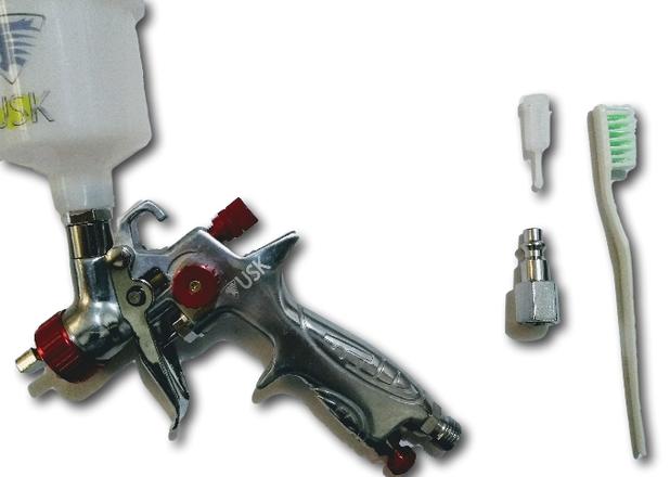 Pistola de Pintura Gravidade MINI HVLP BICO 0.8 125 ML USK-887 - Usk/America King Menor preço em Pistola de Pintura Gravidade MINI HVLP BICO 0.8 125 ML USK-887 - Usk/America King