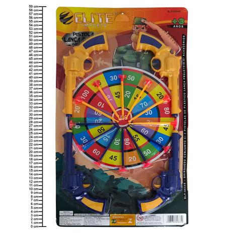 Pistola Lança Dardos de Brinquedo Elite Menor preço em Pistola Lança Dardos de Brinquedo Elite