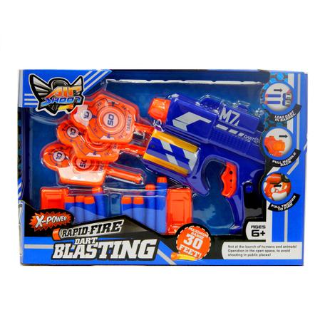 Pistola lançador dardos com alvos estilo nerf - mc18210 unica - Mega compras Menor preço em Pistola lançador dardos com alvos estilo nerf - mc18210 unica - Mega compras