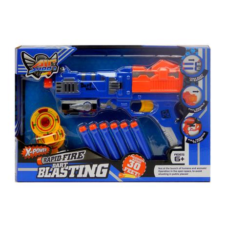Pistola n lanca dardos com alvo estilo nerf - mc18209 unica - Mega compras Menor preço em Pistola n lanca dardos com alvo estilo nerf - mc18209 unica - Mega compras