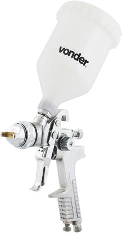 Pistola para pintura gravidade 1,4mm 7,1 pcm caneca plástica 600 ml pgv200 - Vonder é boa?