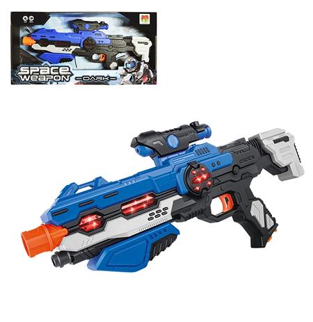 Pistola space weapon dark super com som e luz a pilha na caixa - Dm brasil é boa?