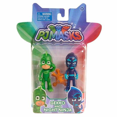 Pj Masks Dupla De Bonecos Lagartixo E Ninja Noturno - Dtc Menor preço em Pj Masks Dupla De Bonecos Lagartixo E Ninja Noturno - Dtc