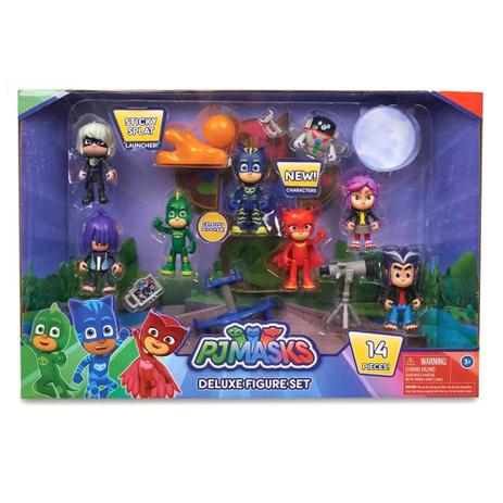 PJ Masks Super Kit 14 bonecos serie 2 DTC 4663 Menor preço em PJ Masks Super Kit 14 bonecos serie 2 DTC 4663