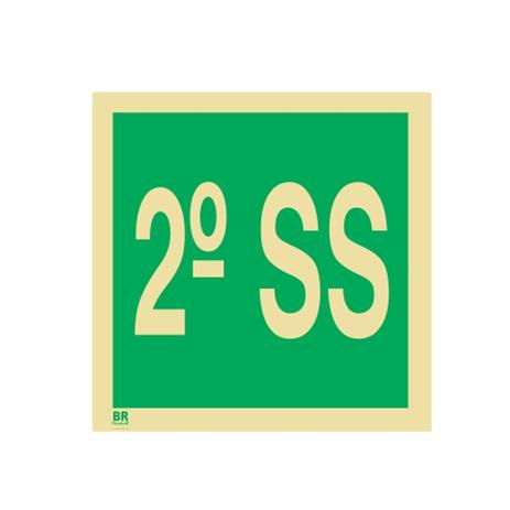 Placa 15X15 Fotoluminescente 2 Subsolo S17 Br Controll Menor preço em Placa 15X15 Fotoluminescente 2 Subsolo S17 Br Controll
