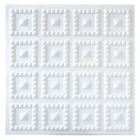 Placa 3d Revestimento Forrorama Pvc 50cm X 50cm Alto Relevo DIAMANTE - Gf casa decor Menor preço em Placa 3d Revestimento Forrorama Pvc 50cm X 50cm Alto Relevo DIAMANTE - Gf casa decor