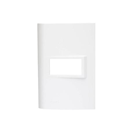 Placa 4''X2'' para 1 Módulo Vivace Branca - Iriel Menor preço em Placa 4''X2'' para 1 Módulo Vivace Branca - Iriel