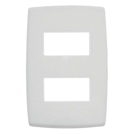Placa 4x2 2 postos separados branco Pialplus Pial é boa?