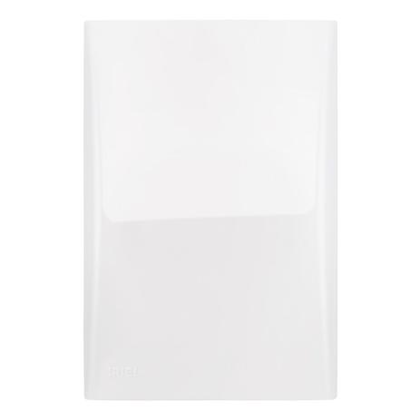 Placa 4x2 com suporte cega Branco Imperia Iriel Menor preço em Placa 4x2 com suporte cega Branco Imperia Iriel