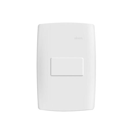 Placa 4x2 com Suporte Cega S30 Branco - Simon Menor preço em Placa 4x2 com Suporte Cega S30 Branco - Simon