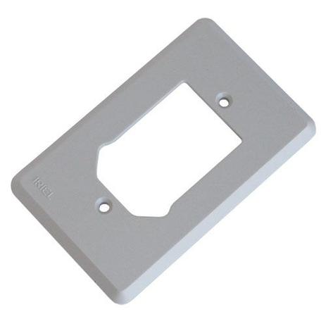 Placa 4x2 - p/2 int. + 1 tomada nbr14136 - iriel Menor preço em Placa 4x2 - p/2 int. + 1 tomada nbr14136 - iriel