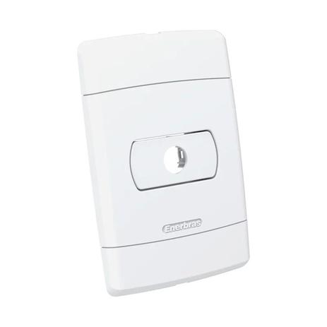 Placa 4x2 Saída de Fio Branca Neo Sottile Enerbras Menor preço em Placa 4x2 Saída de Fio Branca Neo Sottile Enerbras