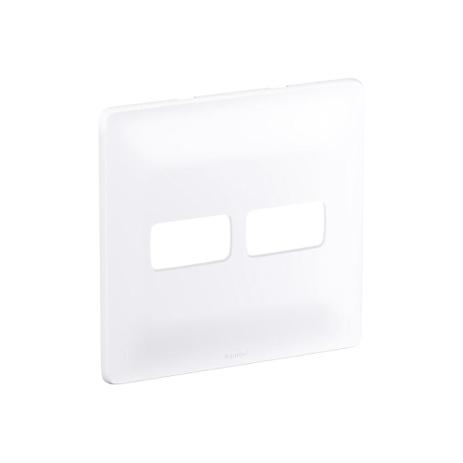 Placa 4x4 2 Postos Separados Zeffia Branco - Pial legrand Menor preço em Placa 4x4 2 Postos Separados Zeffia Branco - Pial legrand