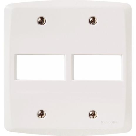 Placa 4x4 2p lux2 57105/023 tramontina Menor preço em Placa 4x4 2p lux2 57105/023 tramontina