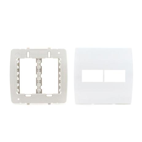 Placa 4x4 com Suporte 2 Módulos Separados Ilus Branco - Siemens é boa?
