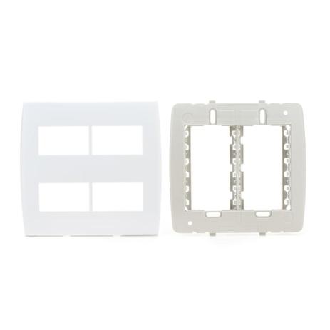 Placa 4x4 com Suporte 4 Módulos Separados Ilus Branca - Siemens é boa?